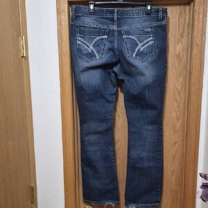 Classic Medium Wash Straight Leg Denim Jeans